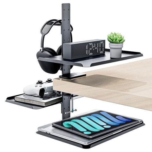 3 - Tier Multifunctional Desk Side Storage Rack - Organize Your Workspace Effortlessly - Free Shippinh - Aurelia Clothing