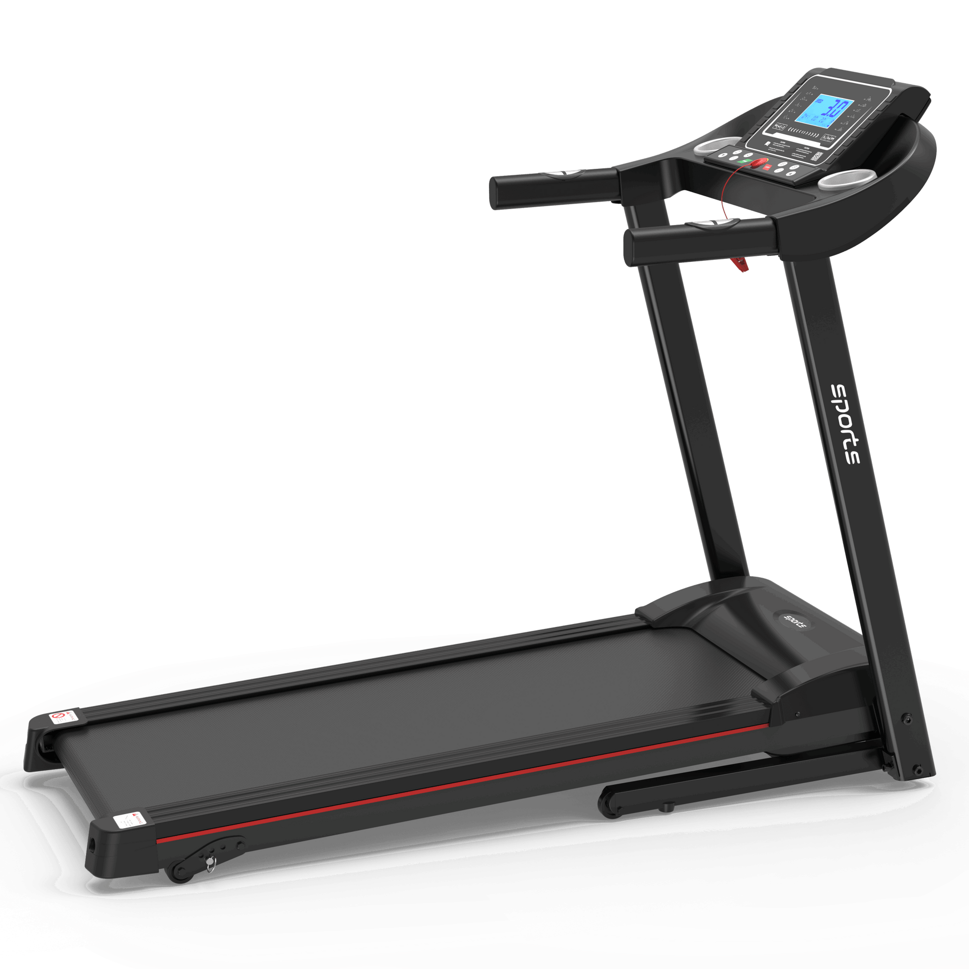Fitshow App Home Foldable Treadmill with Incline, Folding Treadmill for Home Workout, Electric Walking Running Treadmill Machine 5" LCD Screen 250 LB Capacity Bluetooth Music - Free Shipping - Aurelia Clothing