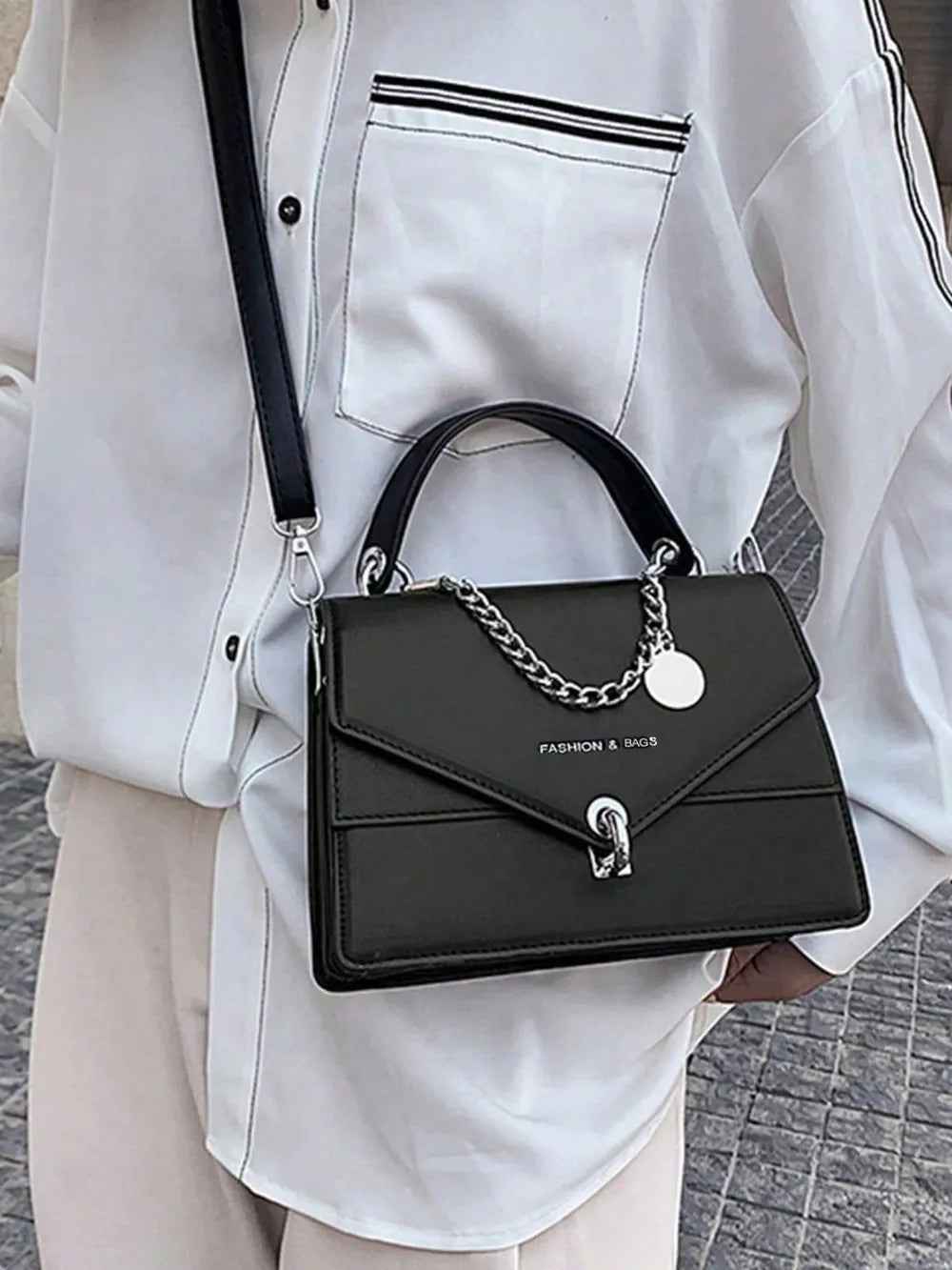 Detachable Shoulder Strap Handbag-Free Shipping