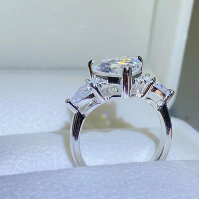 3 Carat Moissanite 925 Sterling Silver Ring - Aurelia Clothing