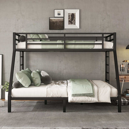 Metal Twin XL over Queen Bunk Bed for Teens and Adults,Space-Saving/Noise Reduced/No Box Spring Needed(Expect arrive date 2024/7/17) - Free Shipping - Aurelia Clothing