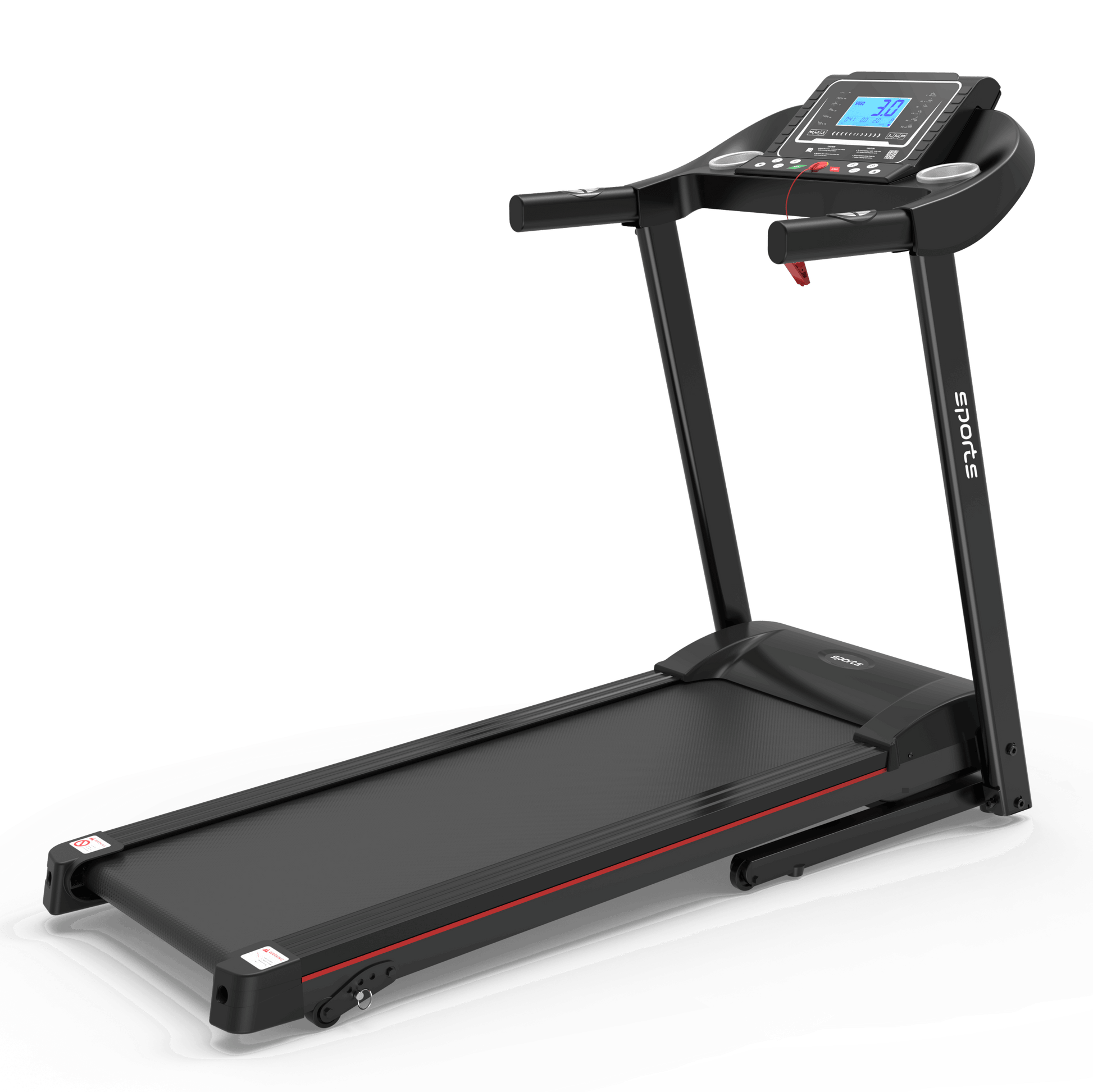 Fitshow App Home Foldable Treadmill with Incline, Folding Treadmill for Home Workout, Electric Walking Running Treadmill Machine 5" LCD Screen 250 LB Capacity Bluetooth Music - Free Shipping - Aurelia Clothing