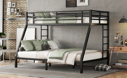 Metal Twin XL over Queen Bunk Bed for Teens and Adults,Space-Saving/Noise Reduced/No Box Spring Needed(Expect arrive date 2024/7/17) - Free Shipping - Aurelia Clothing