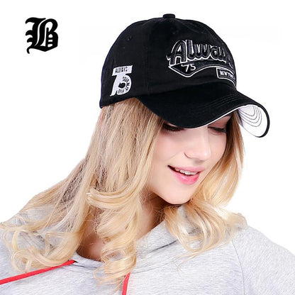 [FLB] Casual Snapback Hats Baseball Caps  Hip Hop Embroider Letter Cotton Casquette F232 - Free Shipping - Aurelia Clothing