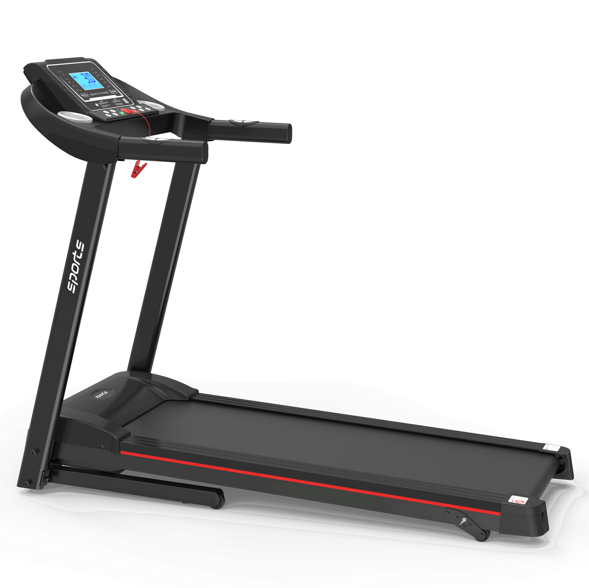 Fitshow App Home Foldable Treadmill with Incline, Folding Treadmill for Home Workout, Electric Walking Running Treadmill Machine 5" LCD Screen 250 LB Capacity Bluetooth Music - Free Shipping - Aurelia Clothing