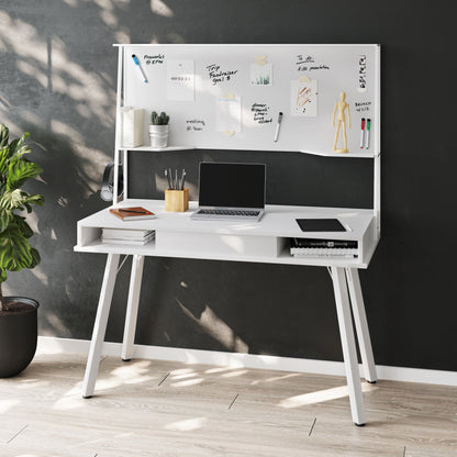 Computer Desk with Storage & Magnetic Dry Erase-Free Shipping