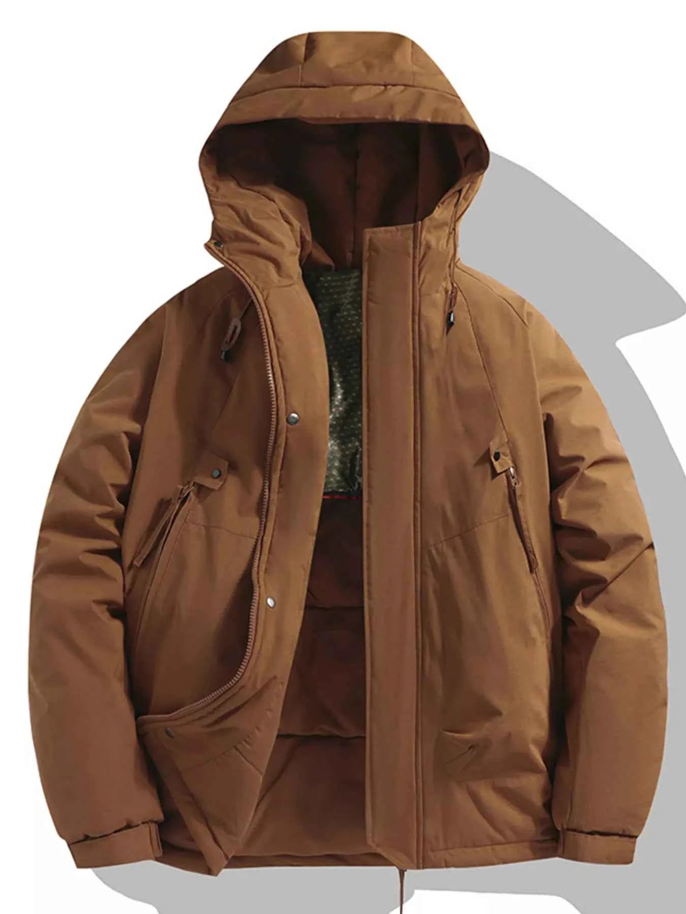 Men's Full Size Hooded-Free Shipping