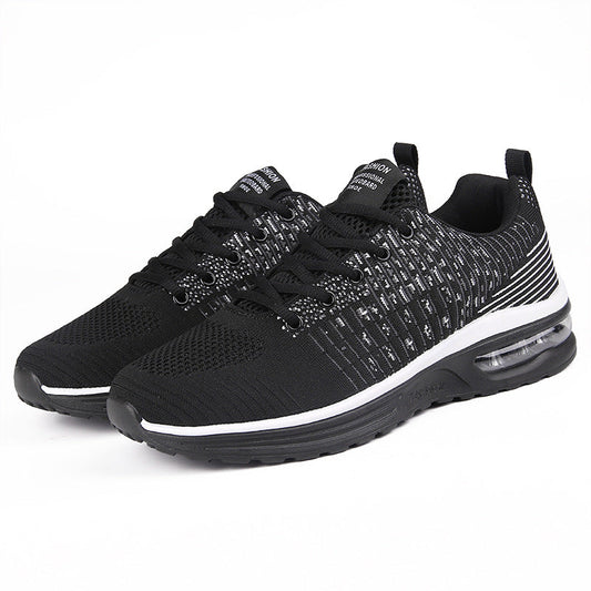 Air Cushioned Fly Woven Upper Comfortable And Breathable Air Cushion Outsole Cushioning, High Elasticity Free And Non Slip - Free Shipping - Aurelia Clothing