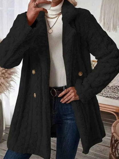 Double-Breasted Outerwear-Free Shipping