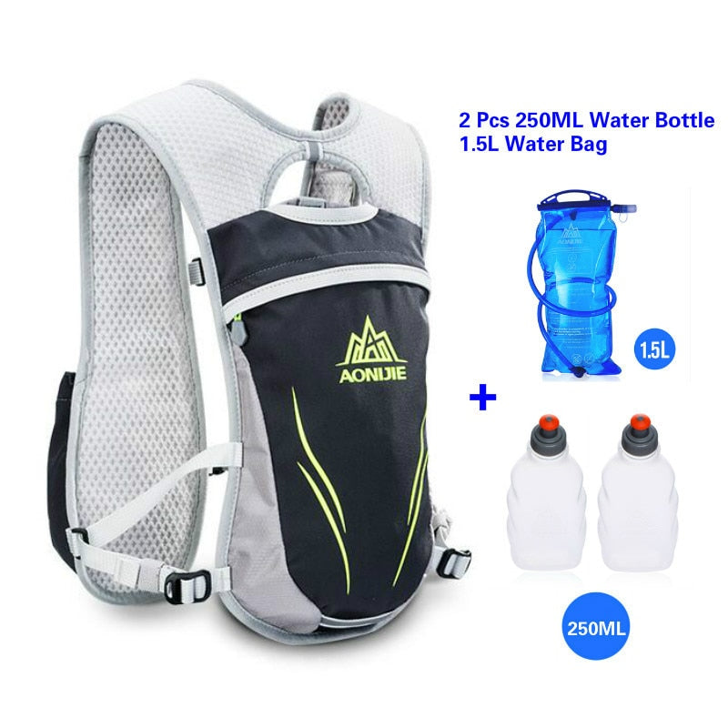 AONIJIE Running Marathon Hydration Nylon 5.5L Outdoor Running Bags Hiking Backpack - Free Shipping