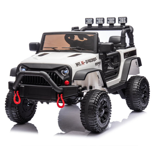 24V Kids Ride On Car W/Parents Remote Control,400W Motor,Four Wheel Suspension,Adjustable speed,USB,MP3,Music,Bluetooth,LKids Aged 3+. - Free Shipping