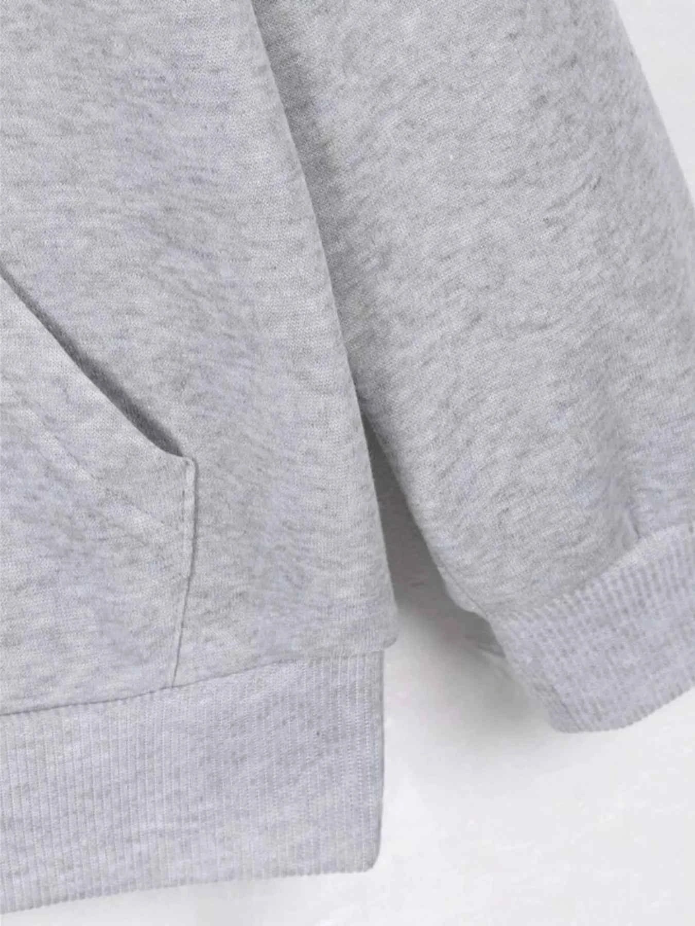 Zip-Up Collar Sweatshirt with Pocket - Free Shipping