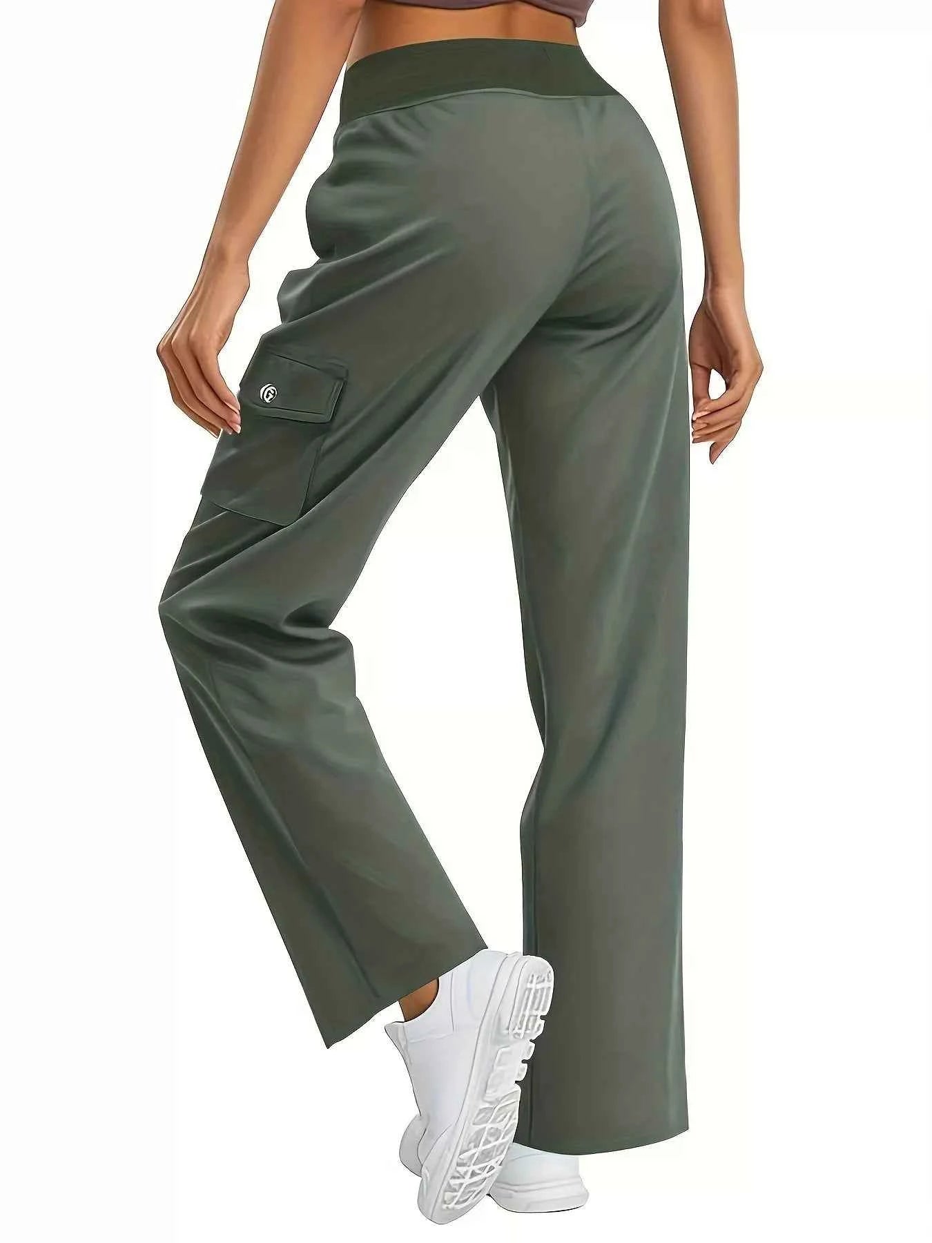 Active Pants with Drawstring Waist-Free Shipping - Aurelia Clothing