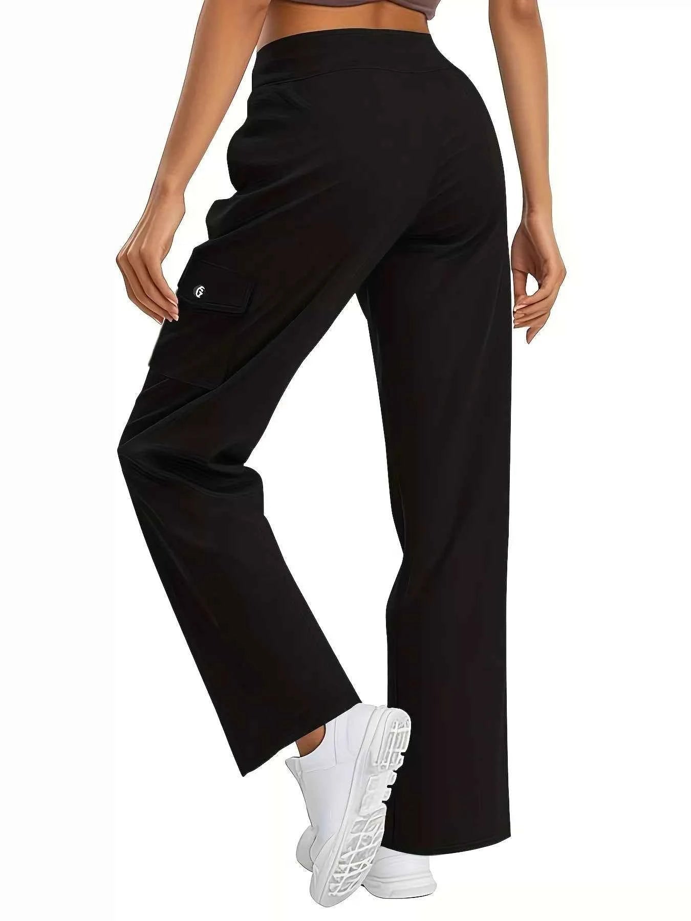 Active Pants with Drawstring Waist-Free Shipping - Aurelia Clothing