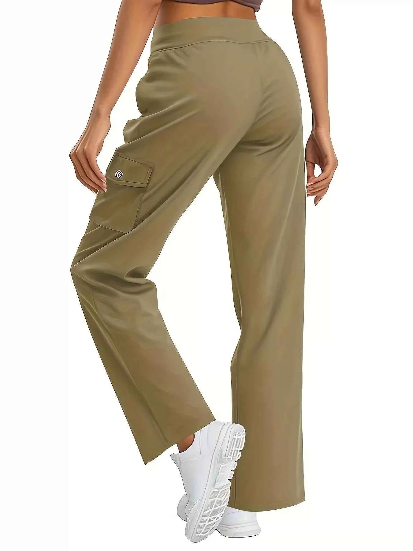 Active Pants with Drawstring Waist-Free Shipping - Aurelia Clothing