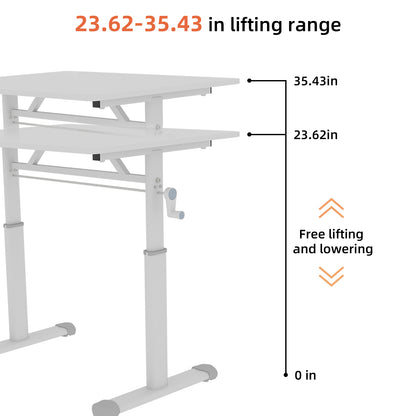 Adjustable study desk-Free Shipping - Aurelia Clothing