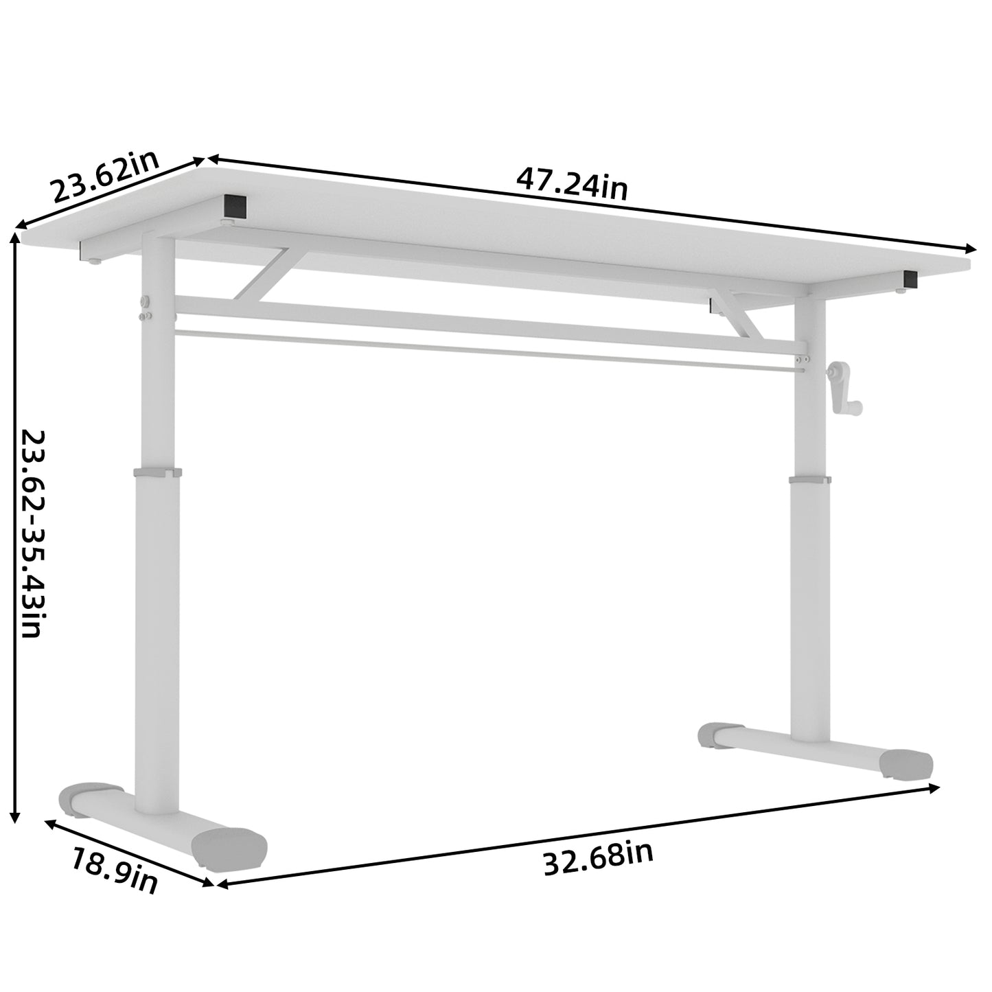 Adjustable study desk-Free Shipping - Aurelia Clothing