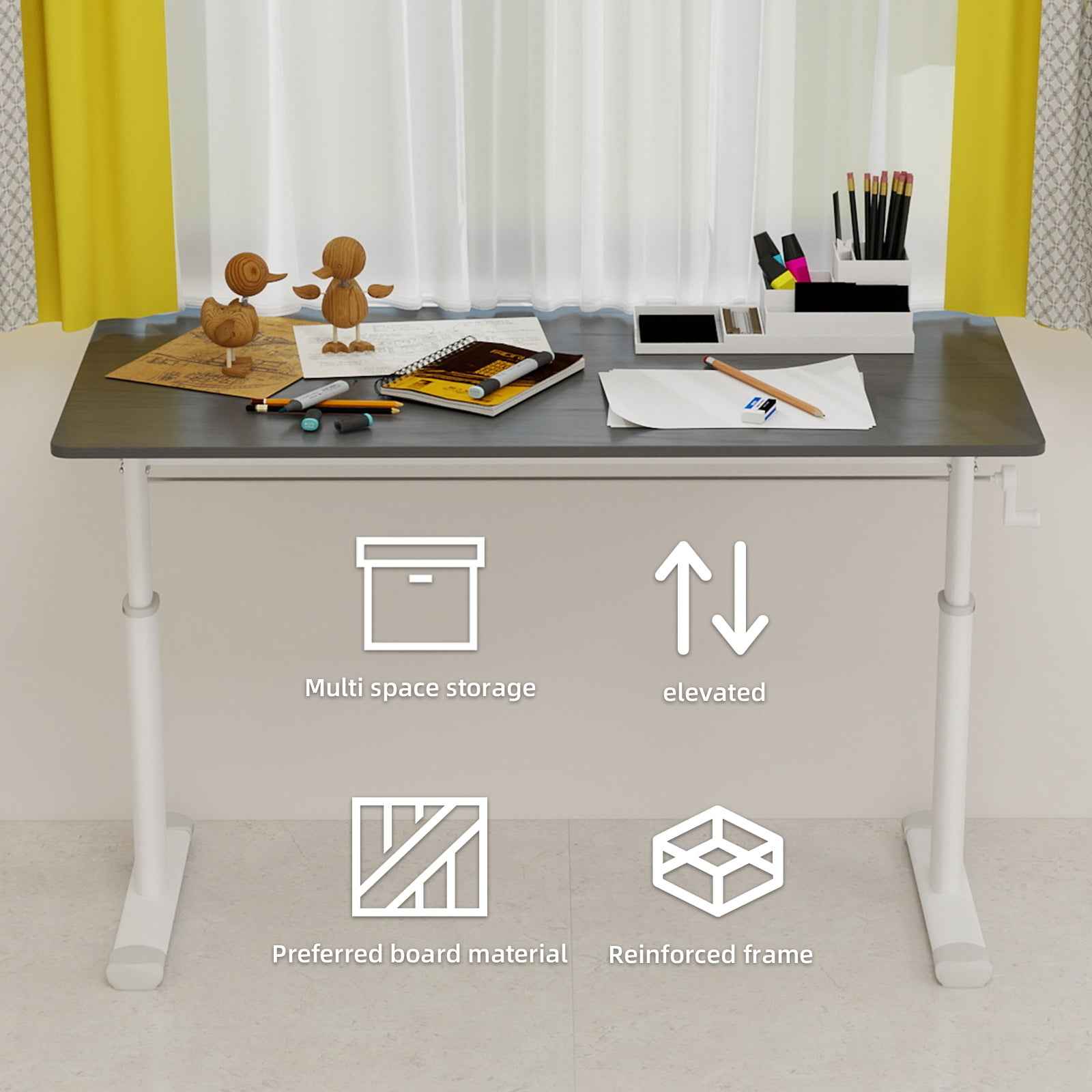 Adjustable study desk suitable for children and adults-Free Shipping - Aurelia Clothing