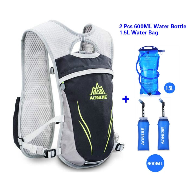 AONIJIE Running Marathon Hydration Nylon 5.5L Outdoor Running Bags Hiking Backpack - Free Shipping