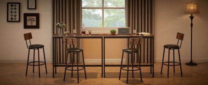 Bar Table Set with 2 Bar stools-Free Shipping - Aurelia Clothing