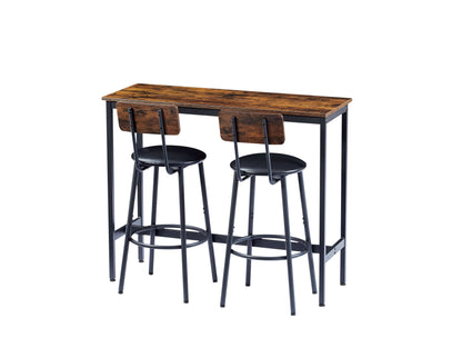 Bar Table Set with 2 Bar stools-Free Shipping - Aurelia Clothing