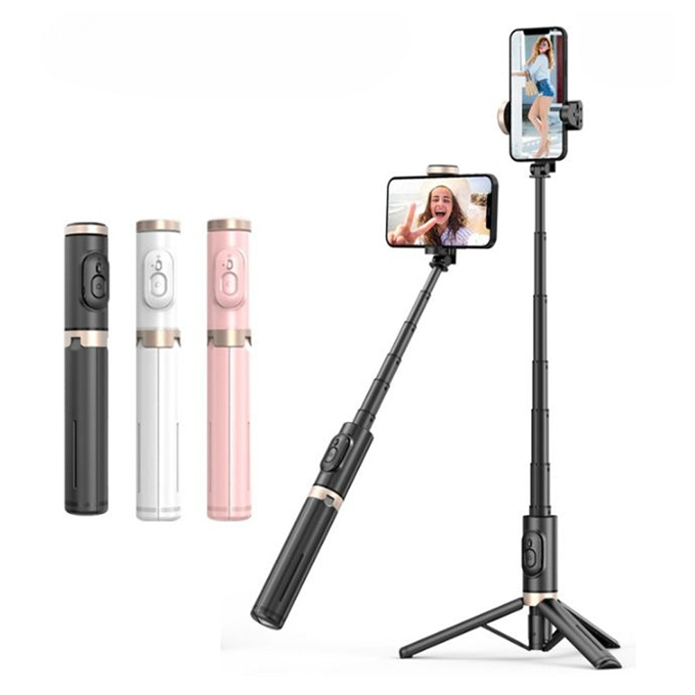 Bluetooth Wireless Handheld Selfie Stick Tripod Extendable Monopod with Remote- USB Rechargeable - Free Shipping - Aurelia Clothing