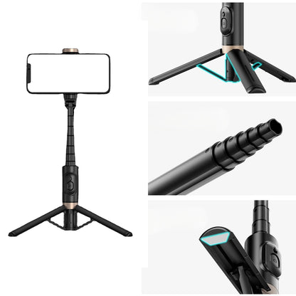 Bluetooth Wireless Handheld Selfie Stick Tripod Extendable Monopod with Remote- USB Rechargeable - Free Shipping - Aurelia Clothing