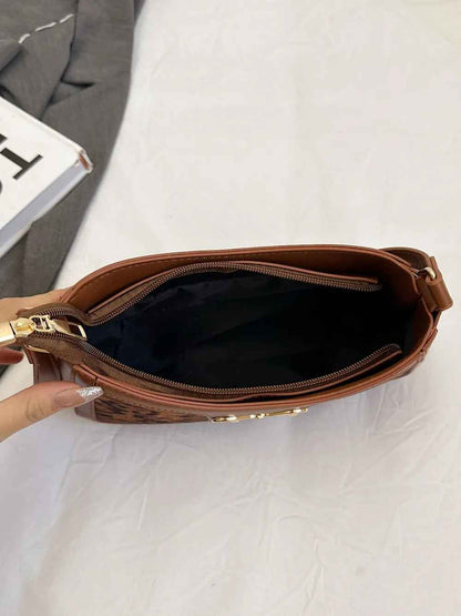 Bow Leopard PU Leather Handbag-Free Shipping - Aurelia Clothing