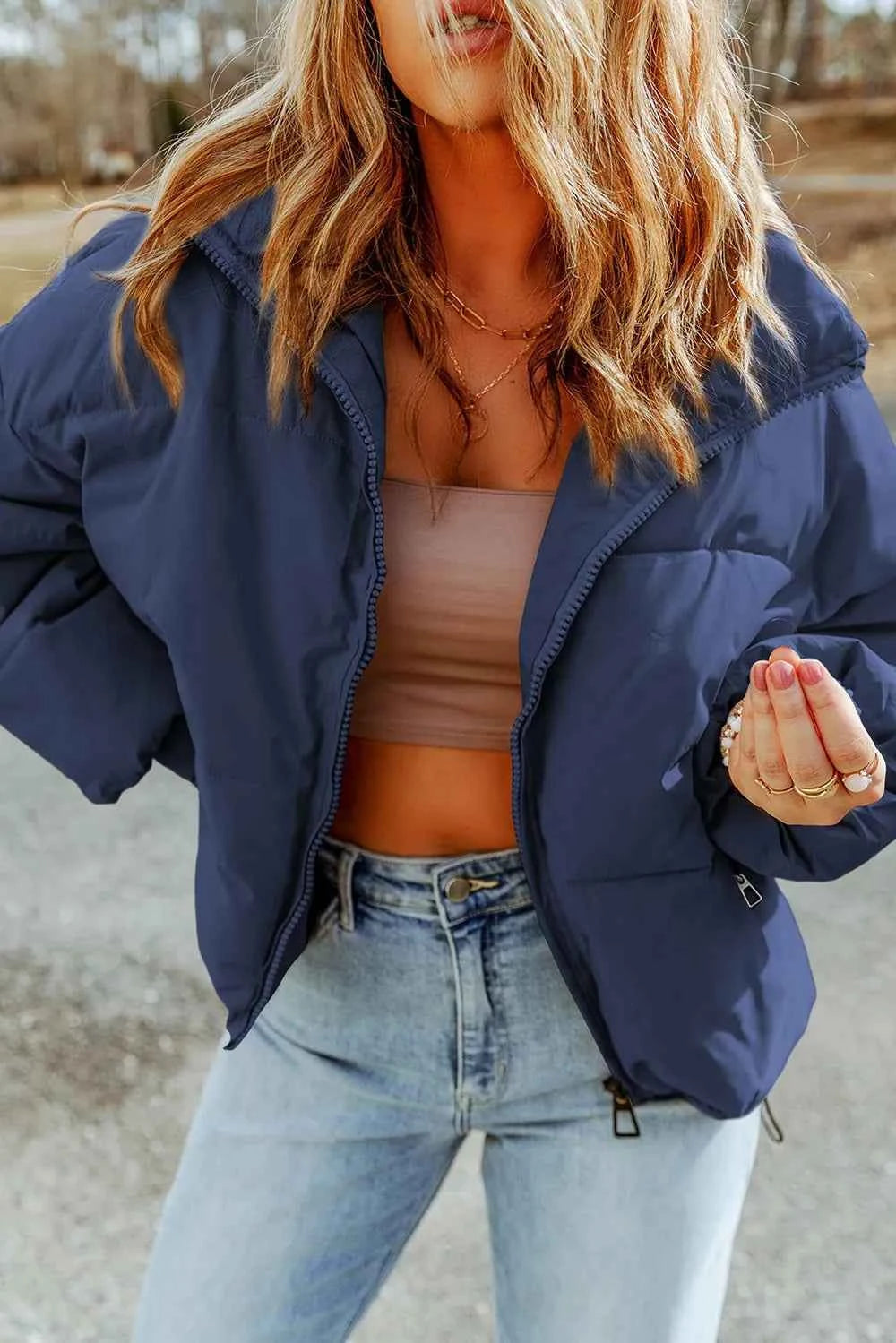 Coat with Pockets-Free Shipping - Aurelia Clothing