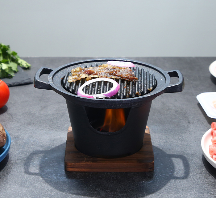 Compact Solo Japanese-Inspired BBQ Grill - Free Shipping - Aurelia Clothing
