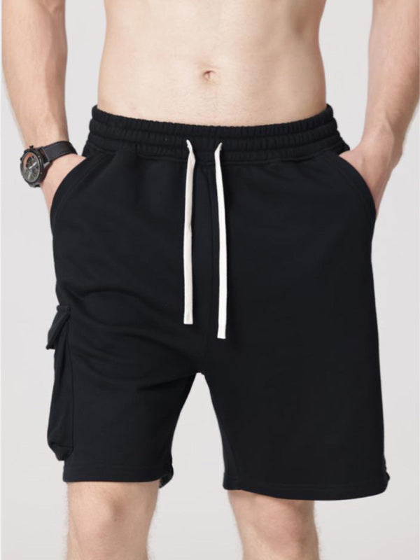 Contrasting Color Stitching Woven Casual Shorts- Free Shipping - Aurelia Clothing