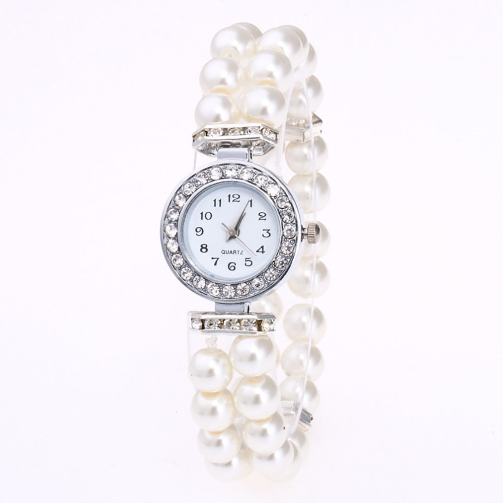 Crystal Watch Women Watch Pearl-Free Shipping - Aurelia Clothing