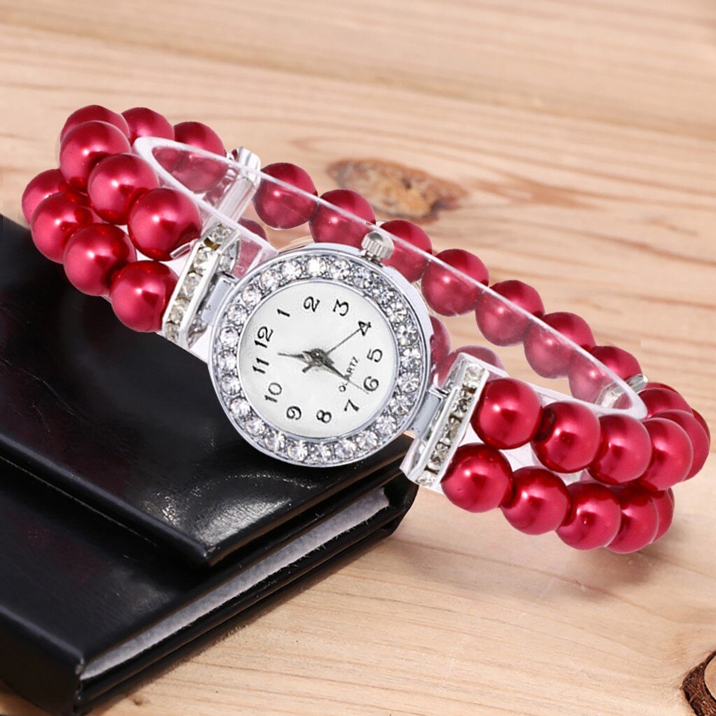 Crystal Watch Women Watch Pearl-Free Shipping - Aurelia Clothing