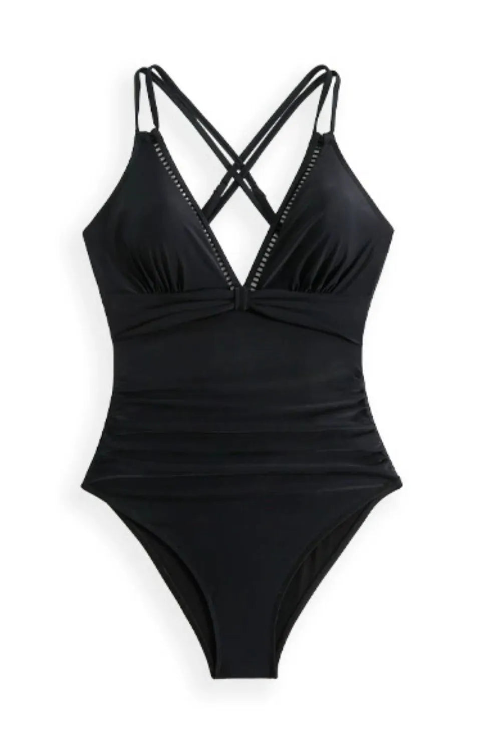 Double Spaghetti Strap One-Piece Swimwear - Free Shipping - Aurelia Clothing
