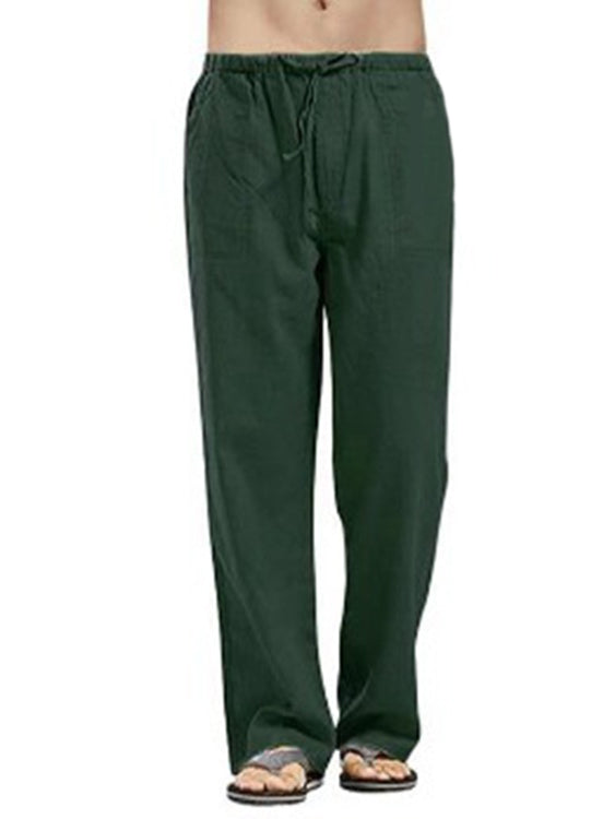 Drawsting Straight Leg Pants Plus Size-Free Shipping - Aurelia Clothing
