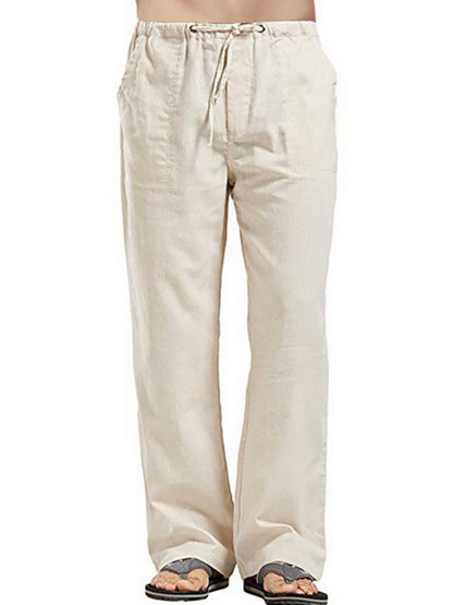 Drawsting Straight Leg Pants Plus Size-Free Shipping - Aurelia Clothing
