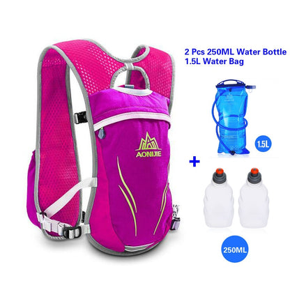 AONIJIE Running Marathon Hydration Nylon 5.5L Outdoor Running Bags Hiking Backpack - Free Shipping