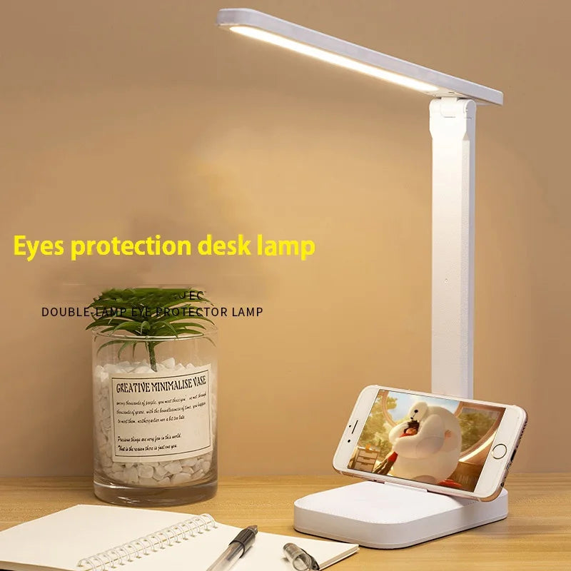 Eye protection desk lamp touch dimming color adjustment desk charging bedside LED reading desk lamp - Free Shipping - Aurelia Clothing