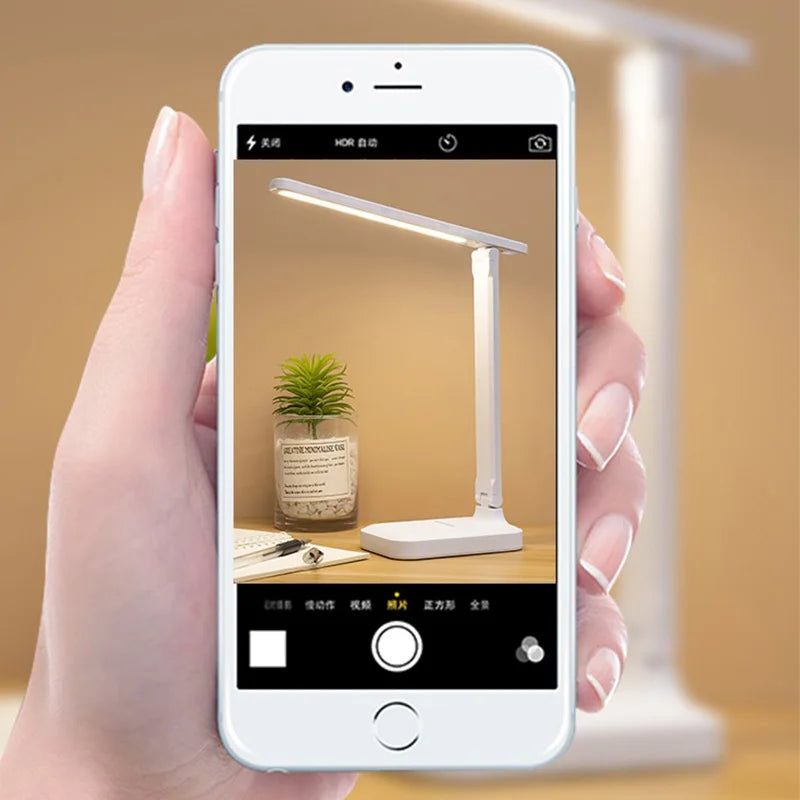 Eye protection desk lamp touch dimming color adjustment desk charging bedside LED reading desk lamp - Free Shipping - Aurelia Clothing