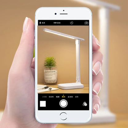 Eye protection desk lamp touch dimming color adjustment desk charging bedside LED reading desk lamp - Free Shipping - Aurelia Clothing