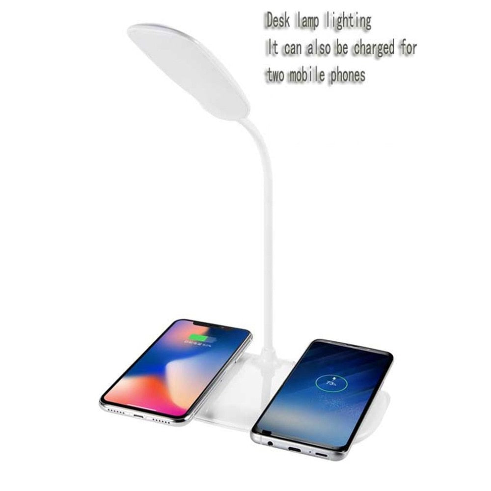 Folding LED Desk Lamp Night Light Smart Folding Touch Adjust Reading Table Lamp Folding Led Lamp Charged For Mobile Phones - Free Shipping - Aurelia Clothing