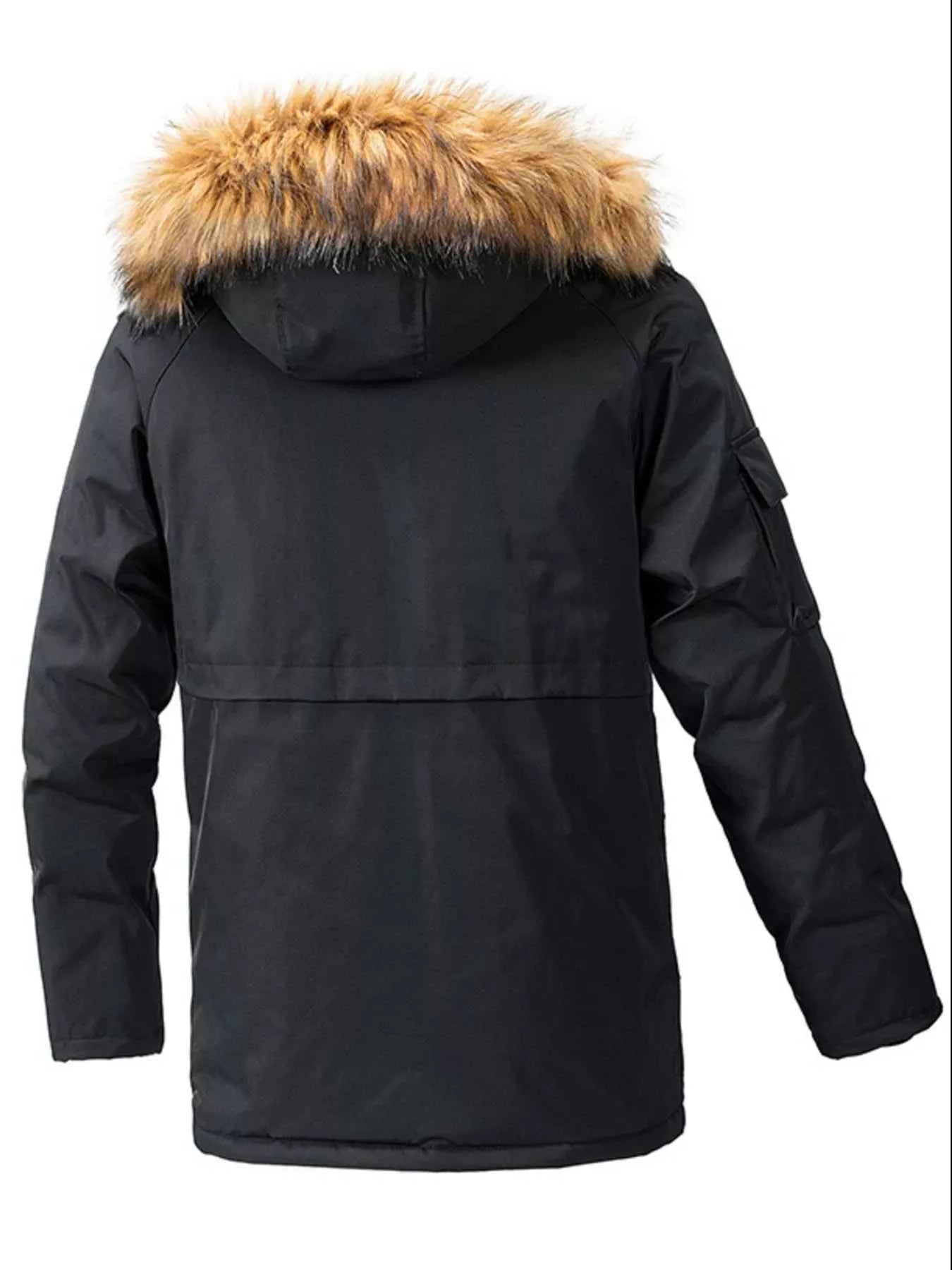 Fur Hooded Winter Parka Coat-Free Shipping - Aurelia Clothing