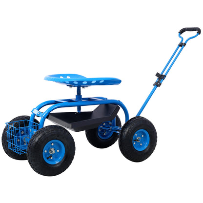 Garden Scooter Garden Cart Seat-Free Shipping - Aurelia Clothing