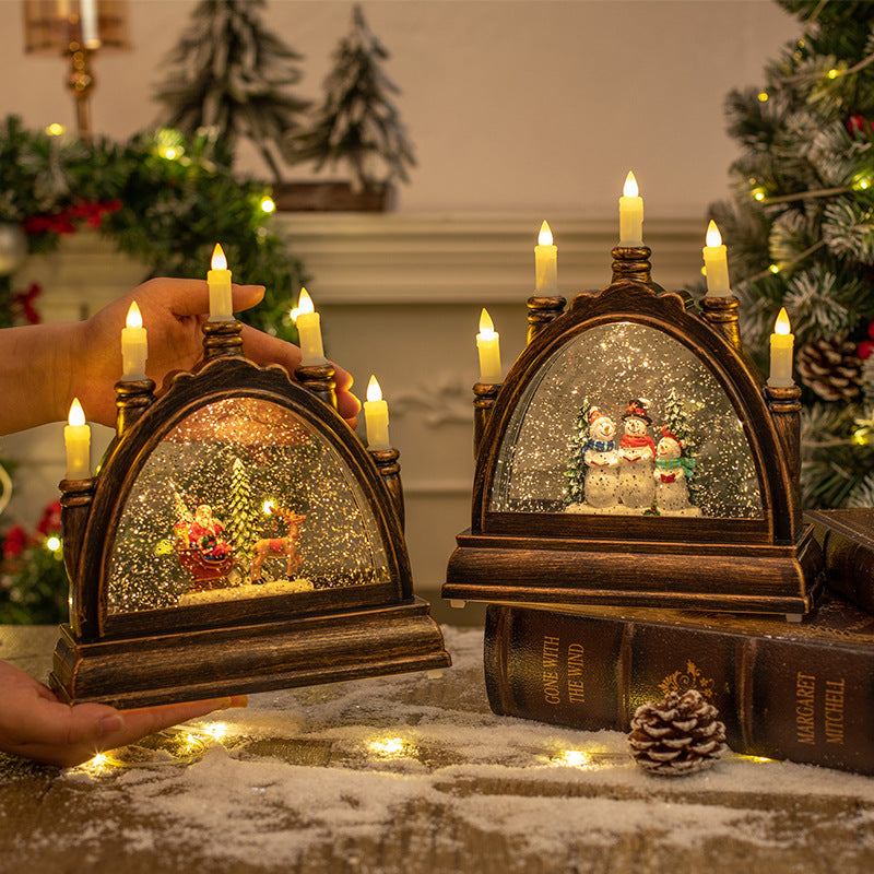 Glass Candle Light Holiday Portable Lantern - Free Shipping - Aurelia Clothing