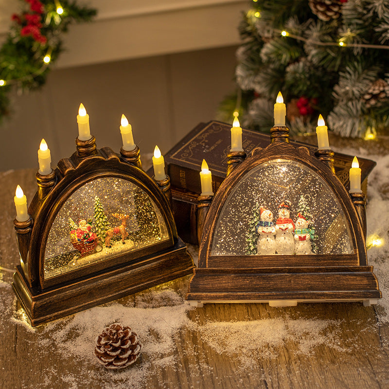 Glass Candle Light Holiday Portable Lantern - Free Shipping - Aurelia Clothing