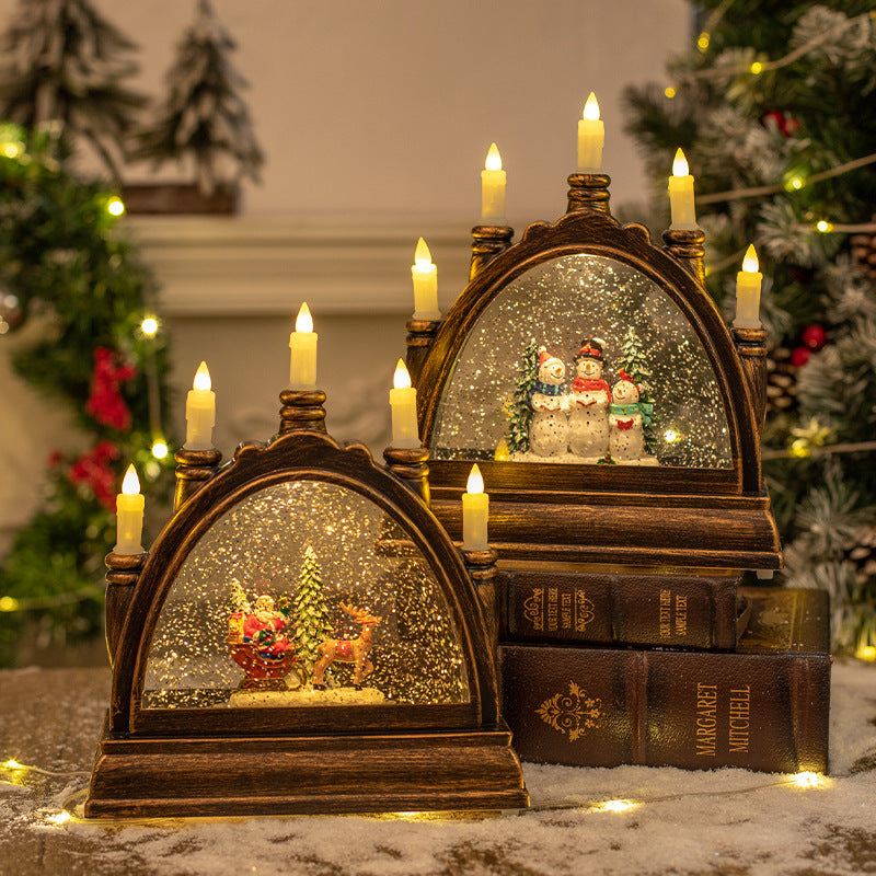 Glass Candle Light Holiday Portable Lantern - Free Shipping - Aurelia Clothing