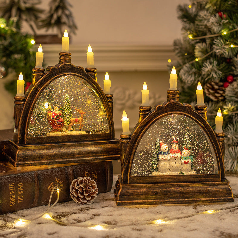 Glass Candle Light Holiday Portable Lantern - Free Shipping - Aurelia Clothing