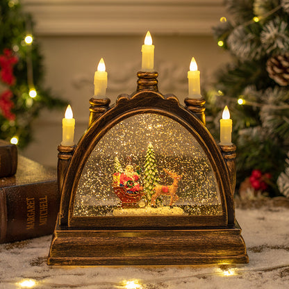 Glass Candle Light Holiday Portable Lantern - Free Shipping - Aurelia Clothing
