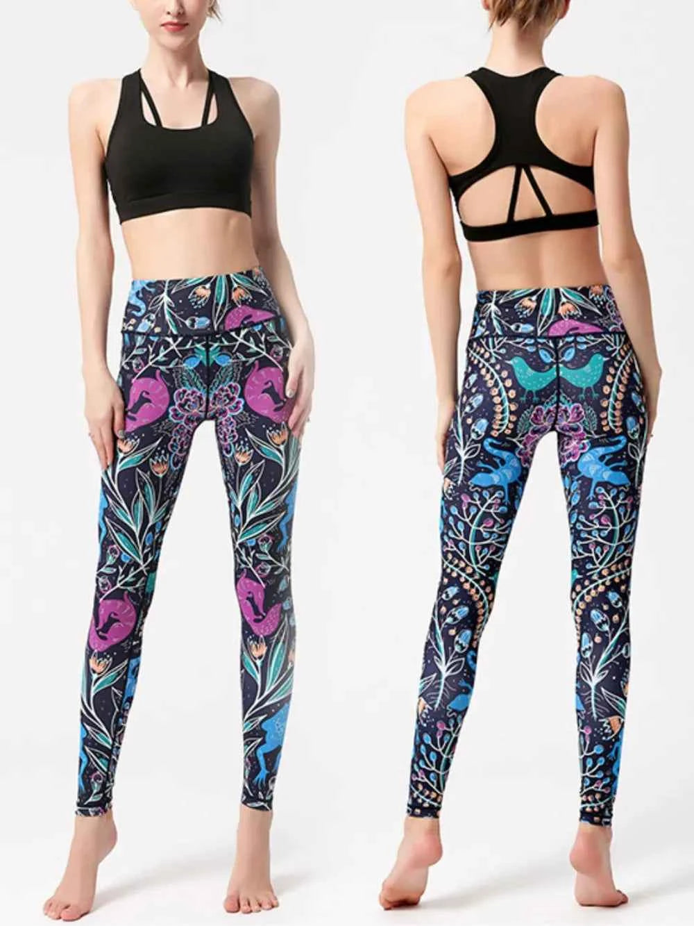 High Waist Active Leggings-Free Shipping - Aurelia Clothing