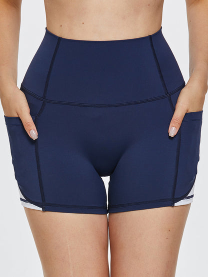 High Waist Active Shorts - Free Shipping - Aurelia Clothing